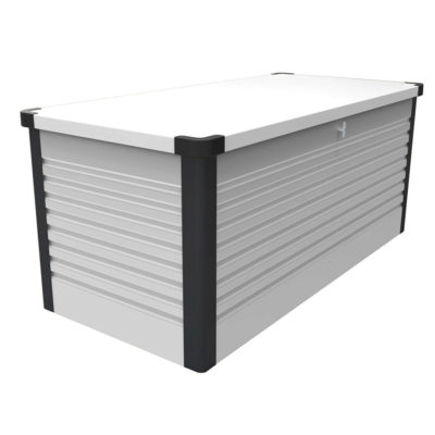 Trimetals Small Patio Storage Box – White Trimetals Small Patio Storage Box – White